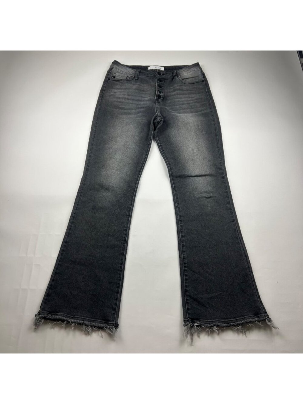 KanCan Charcoal Stretch Denim High Rise Bootcut Jeans 29